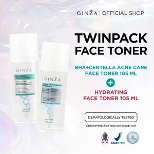 [TWIN PACK] Ginza Daily Solution Face Toner 105ml X Hydrating Face Toner