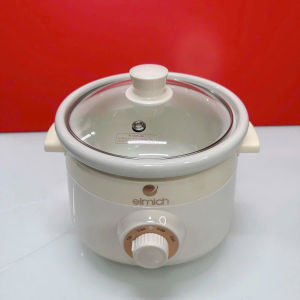 Nồi nấu chậm 2L Elmich SCE-8525 bảo hành 24 tháng - 3 chế độ nấu cháo hầm ninh