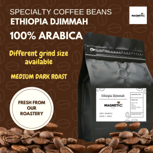 Ethiopia Djimmah Arabica Coffee Beans Whole Bean Freshly Roasted 250g 500g 1kg Medium Filter Medium-Dark Espresso Dark Espresso