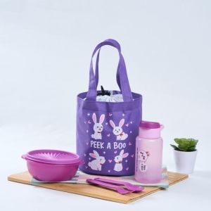 Tas Bekal Set Free Sendok Garpu Kotak Makan Anak Lunchbox Set