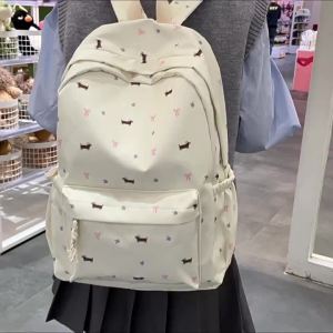 Casual Backpack schoolbag girls junior high school students college students large capacity niche bag men Organised Everyday Storage Convenient Access for Home Office or Travel Everyday Use