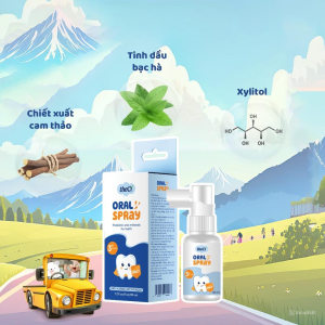 Xịt Răng Miệng Theci 30ml Cho Bé – Ngừa Sâu Răng Bảo Vệ Nướu Răng Chắc Khỏe