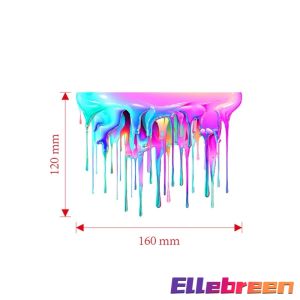 Car Decoration Stickers Personalized Color Fluid Paint Exterior Decoration