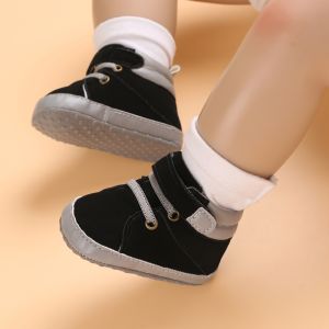 Baby Boy First Walkers Soft Sole Crib Newborn Leather Non-slip Shoes Sneaker Baby Shoes 0-18 Months
