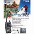 Icom Radio original japan V86 Portable Two Way Radio Walkie Talkie Long Range 15KM VHF 7 Watts Outdoor/Marine/Hotel/Mountain Area Clear Audio Handheld 207 Channels Waterproof/dustproof/shockproof IP54. 