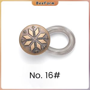 BF. 3Pcs Waist Extenders Metal Button Extender for Pants Jeans Adjustable Retractable