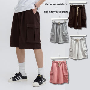 Celana Pendek Pria Cargo Terry Soft Murah (DS02 CRG Sweat Short 3 Warna)