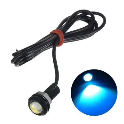 (ราคาต่อ 1 ดวง) ไฟตาแมว LED ไฟติดรถยนต์ ขนาด 18mm/23mm มีระบบไฟ 12v และ 24v L313