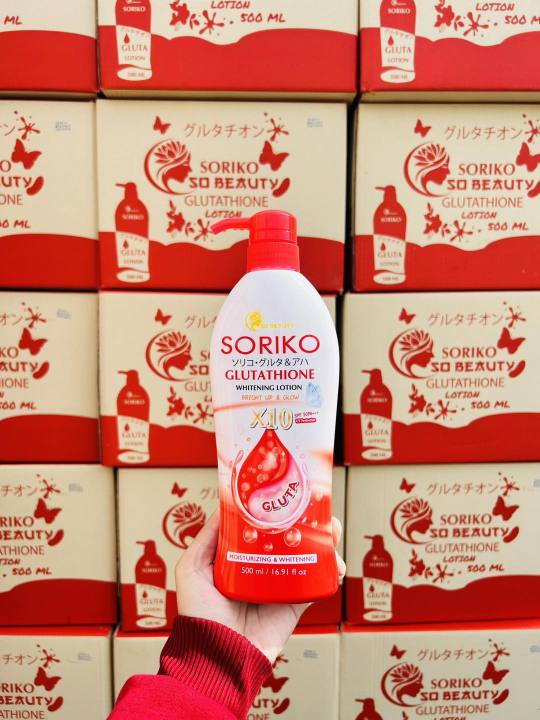 SORIKO Glutathione Moisturizing and Whitening Lotion SPF 50PA+++ 500ml 500Ml Body Moisturizer Mass Brand Glutathione Lotion Regular Size Whitening Lotion - Lazada | Lazada PH SORIKO Glutathione Moisturizing and Whitening Lotion SPF 50PA+++ 500ml 500Ml Body Moisturizer Mass Brand Glutathione Lotion Regular Size Whitening Lotion - Lazada | Lazada PH