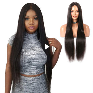 Original wigs for women human hair Black Wig Hair Synthetic Straight Hair Heat Resistant Stylish Long Wig