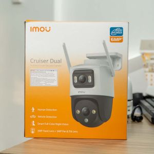 Camera Wifi Imou 2 Mắt Kép CRUISER DUAL 10MP (S7XP-10M0WED) Ngoài Trời Full Color - Quay quét 360 - Smart Tracking - Tầm Nhìn Kép - Hàng Chính Hãng - Bảo Hành 2 Năm - TQT SMART