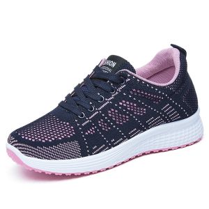 Sneakers Shoes for Women 2023 New Style Korean Fashion Rubber Sport Shoes for Lady Mesh Breathable