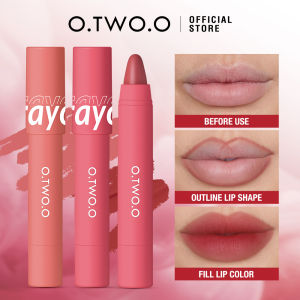 Iomlss Iomlss O.TWO.O Matte Lipstick Pen High Pigment Lightweight Waterproof Matte Lip Liner Lipstick Pencil 6 Colors