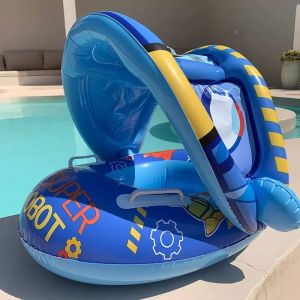 Phao Bơi Xỏ Chân Có Mái Che Cho Bé (Dưới 18KG)