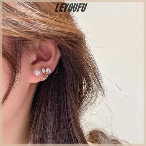 LEYOUFU 1Pair Earrings For Women Needle Earrings Jewelry Women Dual Purpose Earrings Girls Birthday Christmas New Year Gift