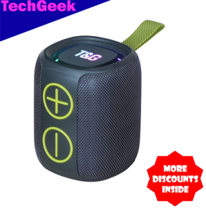 T&G TG-486 Mini TWS Wireless Bluetooth V5.4 High Quality Speaker with RGB LED Colorful Light & Waterproof