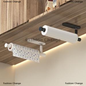 [COD] Fashion Change Adhesive Toilet Paper Holder Kitchen Roll Towel Rack Napkin Dispenser Absorbent Stand Tissue Hanger Bathroom Accessories