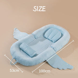 Baby Nest Baby Bed Set For Newborn Anti-startle Slope Mat Portable Crib Bed Anti-pressure Foldable Baby Bedding