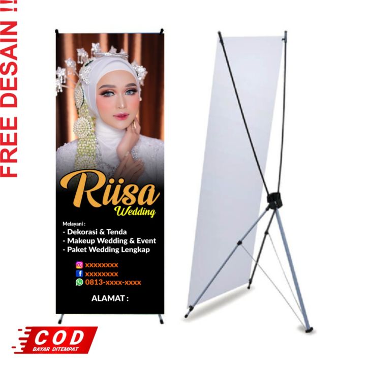 Spanduk Banner Wedding Organizer Pernikahan Khitanan ukuran 60x160cm ...