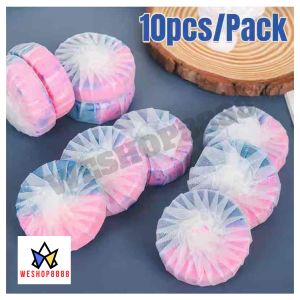 WESHOP8888 Household Bathroom Powerful Stain Remover Blue Pink Bubble Toilet Cleaner Flush Tank Automatic Toilet Bowl Cleaner