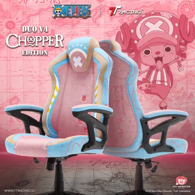 TTRacing DUO V4 Chopper Edition Air Threads Fabric Gaming Chair | One Piece Collection - 2 Years Official Warranty