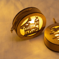 Lampu Dekorasi Bahan Kayu /  Lampu Hias Ldul Fitri / Lentera RamadanProperti Foto Ldul Fitri. 