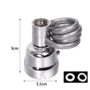 Three Speed Adjustable Sprinkler Heads Free Stretching Extenders Sink Nozzle PVC Portable Anti-Splash Bathroom Kitchen Faucet Accessories