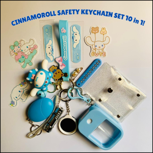 Sanrio Family CINNAMOROLL Safety Keychain Set Multipurpose Adult Kids