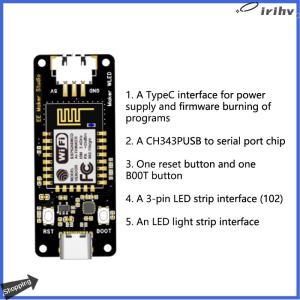 【jianzhanqinl】 ESP-12F WLED Controller Module Chassis Ambient Light WIFI Controller ESP8266 Accessories