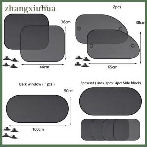 zhangxiuhua 5pcs set Car Window Sun Shades Cover Anti-UV Mesh Shade Curtain Protector