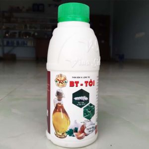 Trừ Sâu BT-TỎI: Phòng Trừ Và Xua Đuổi Côn Trùng An Toàn Sinh Học - Chai 500ml