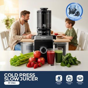 MIUI 150W/250w Slow Cold Press Juicer Electric Fruit Juicer 7-stage Spiral Extraction 60rpm/min Stainless Steel Material