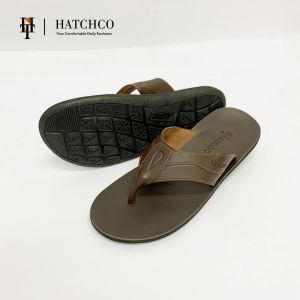 Hatchco Official - Sandal Kulit Pria GEORGE Edition Sandal Pria Casual Sandal Slide Pria Sandal Clasic Selop Pria Sandal Kulit Terbaru
