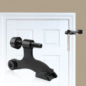YANGS Silver 1Pcs Hidden With Rubber Heavy Duty Deluxe Damper Bumper Door Stopper Hinge Pin