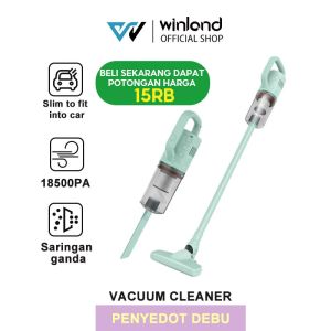 Winland Vacuum Cleaner penyedot debu 2 in 1 garansi 1tahun green /putih