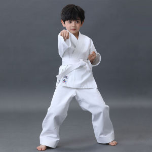 White Belter Karate Uniform Sportwear Taekwondo Karate Martial Arts Costume White MMA Clothes