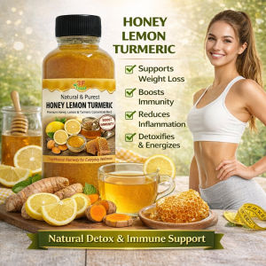 Hot Sale - Honey Lemon Turmeric Concentrate | Detox Drink Boost Immunity & Glowing Skin 120ml