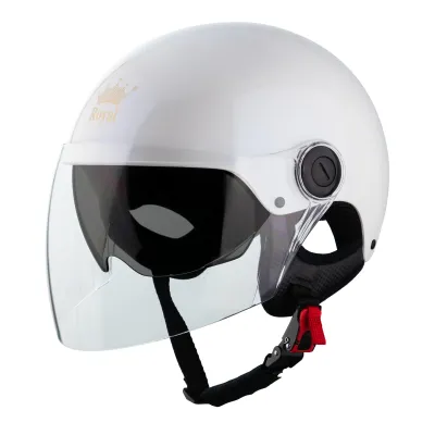 MŨ BẢO HIỂM NỬA ĐẦU 1/2 LÓT THÁO RỜI 2 KÍNH CHÍNH HÃNG ROYAL M163K(2 KÍNH)