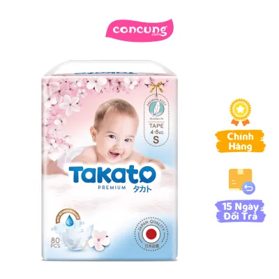 Tã dán Takato siêu mềm mại (S 80 miếng)