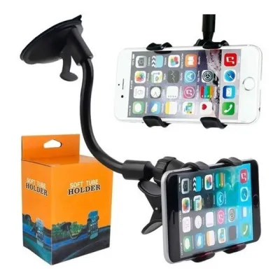 Holder Mobil Leher Angsa Model Jepit HD / Phone Holder Mobil
