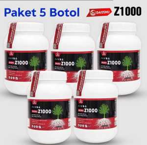 Pupuk Dasshu Z1000 original jepang paket 5 botol pupuk organik pertumbuhan akar tunas bunga dan buah