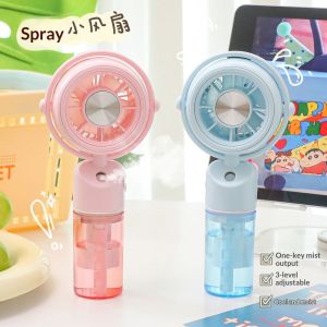 QIHUISHI Quạt phun sương usb di động có thể sạc lại với chức năng phun nước để làm mát mùa hè dùng để bàn và cầm tay