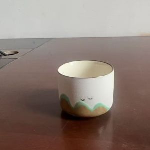 Traditional Chinese Style Forbidden City Cultural and Creative Hand-painted Tea and Wine Cup Gift Set for Fathers Day Dragon Boat Festival Elders and Teachers