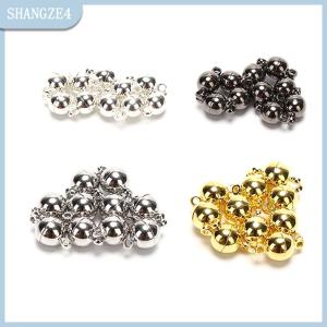 【SHANGZE4】 10 cái móc cài tôm hùm Nam châm móc khóa Quả Cầu tròn tự làm đồ trang sức