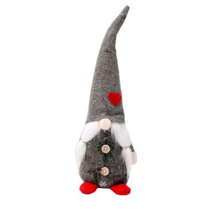 JDTYJDT Dễ thương Búp bê Gnome không  giáng sinh Mini Hoạt hình Búp bê giáng sinh dệt kim Trang trí cảnh quan siêu nhỏ Bền Búp bê ông già dài Giáng sinh