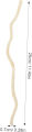 20Pcs Ranting Willow Asli Kraf Ranting Pokok Cawangan Kering untuk Hiasan DIY. 