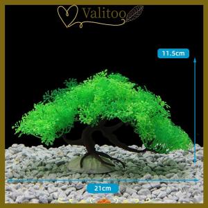[Valitoo] Fish Tank Decoration Ornaments Simulated Pine Trees Plants Decorations Creative Landscaping Craft ornaments Plastic Water Plants Flowers Trees Accessories