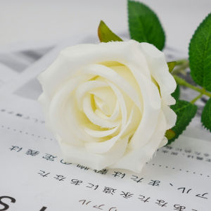 Rose Bludru Panjang Tangkai 50cm Bunga Mawar Imitasi kain artificial untuk Hiasan dekorasi kamar rumah cafe dan Dekorasi pelaminan atau wedding palsu kain premium termurah Import artificial