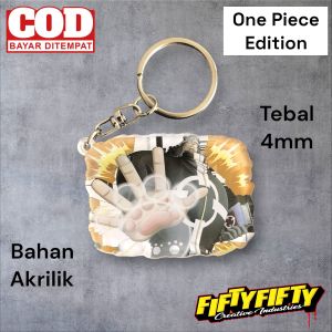 Gantung Kunci Karakter One Piece Ganci Karakter Kuma bahan Akrilik