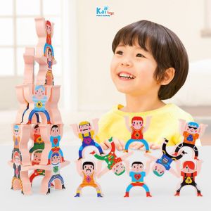 STACKING BLOCKS / Balok Susun Mainan Anak Stacking Block Mainan Edukasi Anak Laki laki